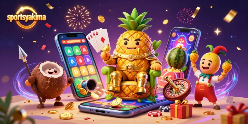 Engage with sportsyakima in an exciting sports betting casino scene filled with vibrant action.