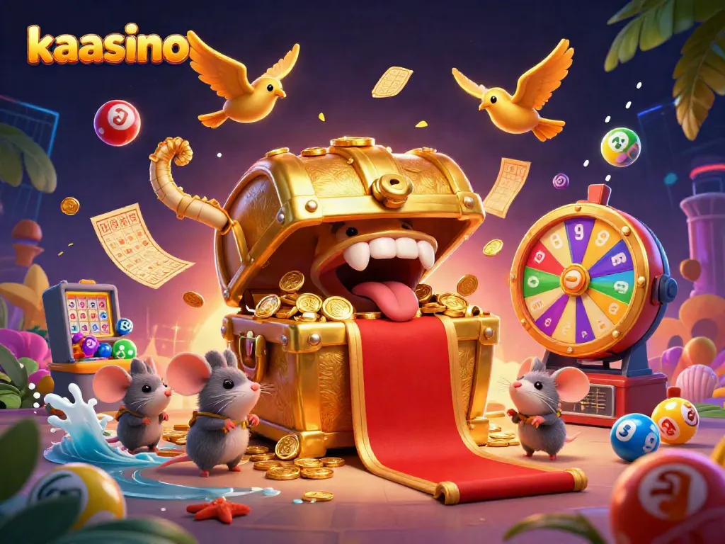 Lure yourself into riches at kaasino with epic golden treasures and vibrant lottery elements.